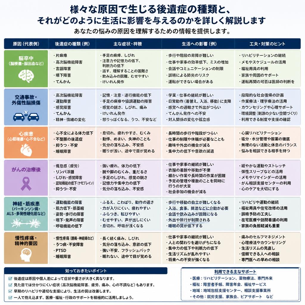 2. 後遺症とは？