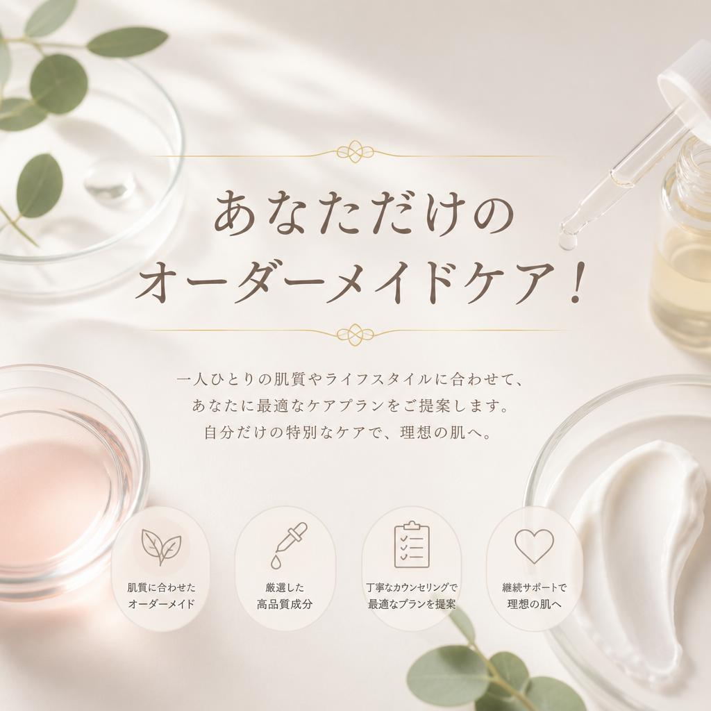 あなただけのオーダーメイドケア！