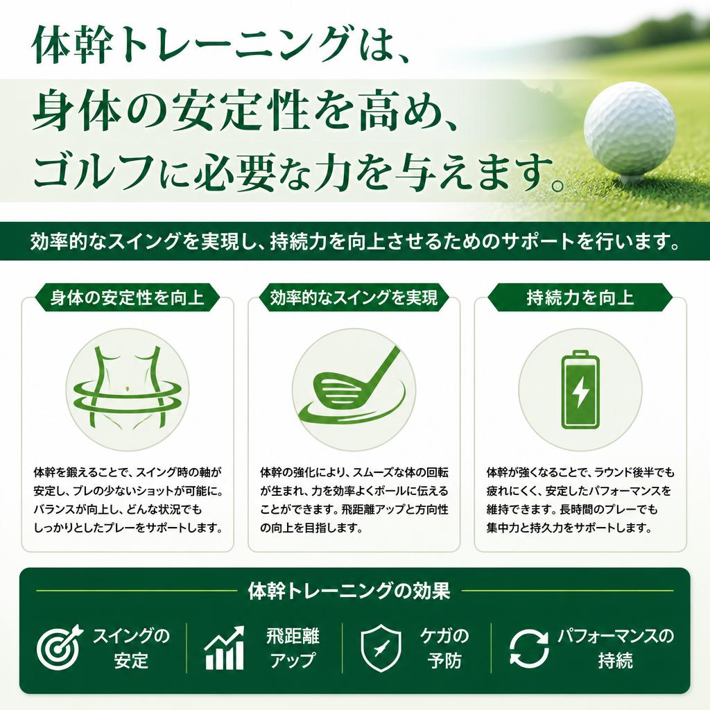 体幹トレーニングの効果