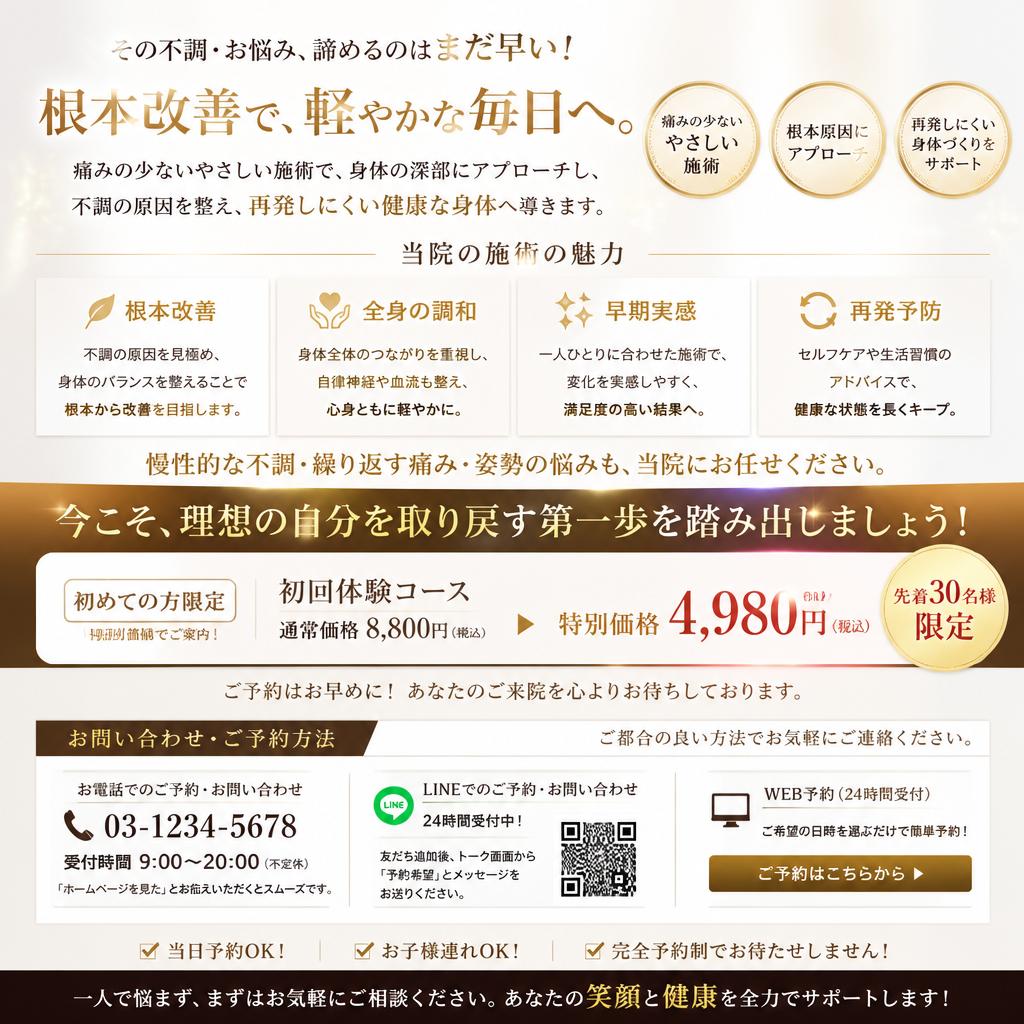 今すぐ予約してあなたのパフォーマンスを向上させよう！