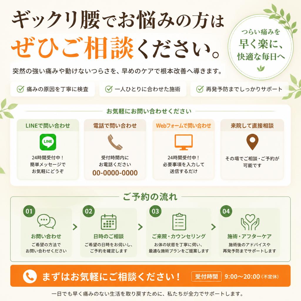 お問い合わせ・ご予約