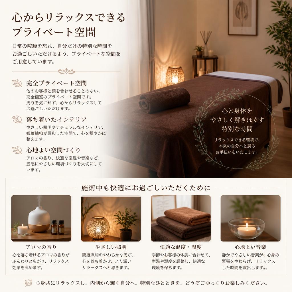 理想の施術環境