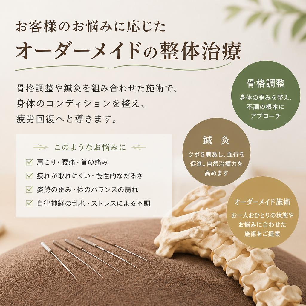 オーダーメイド整体治療