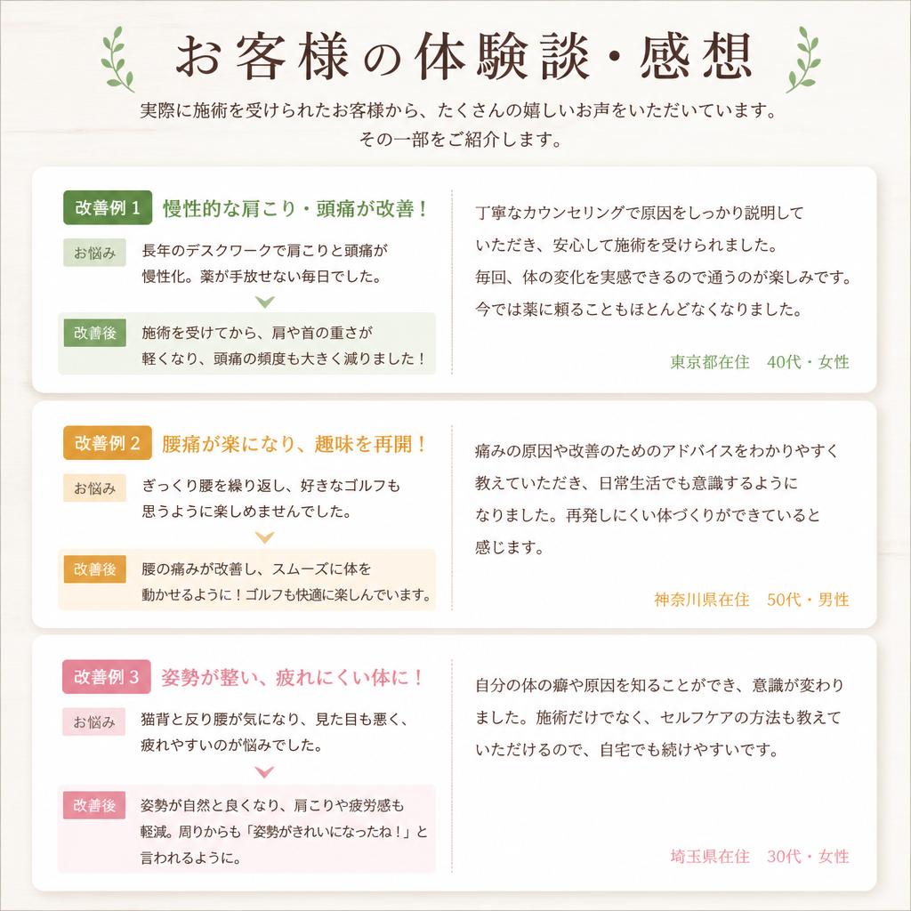 お客様の声