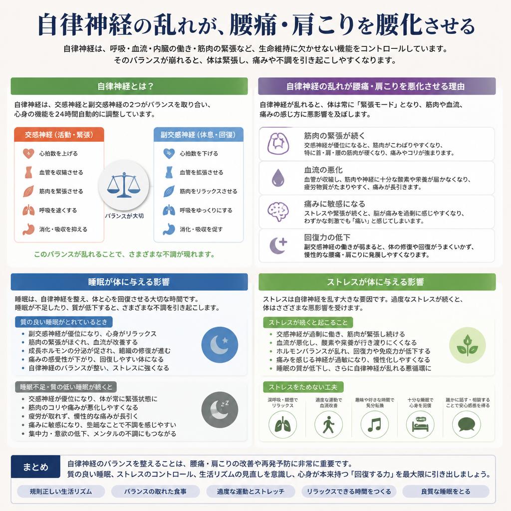 自律神経と体の関係