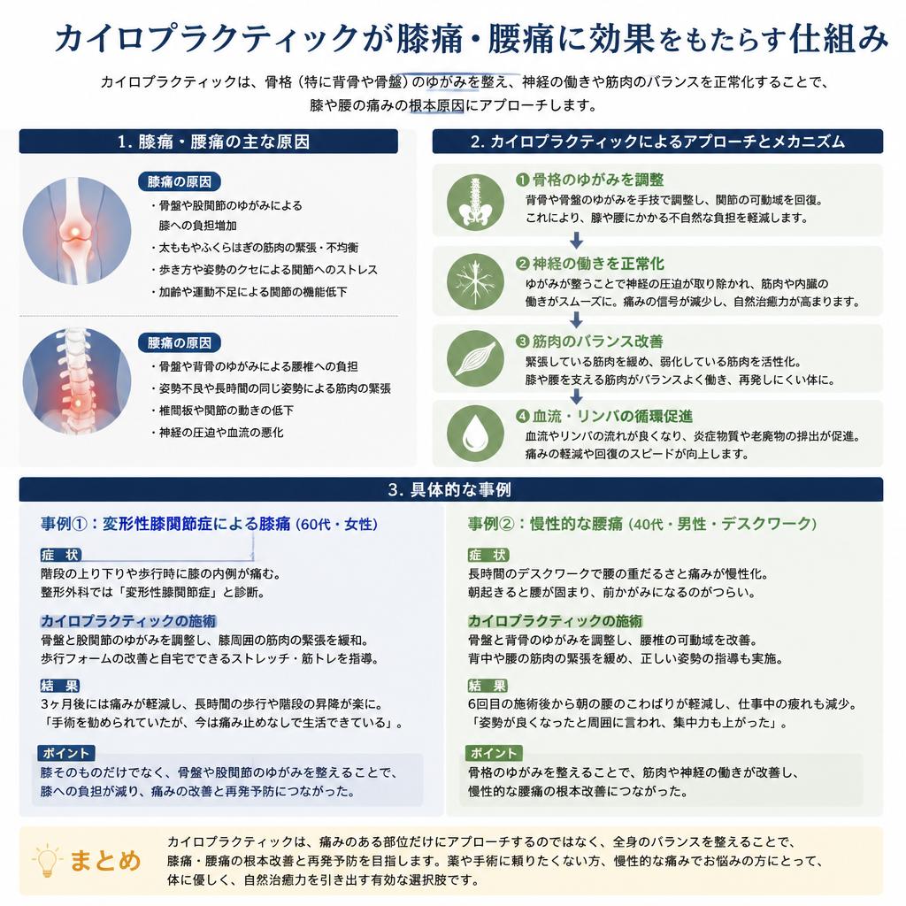 4. カイロプラクティックの効果