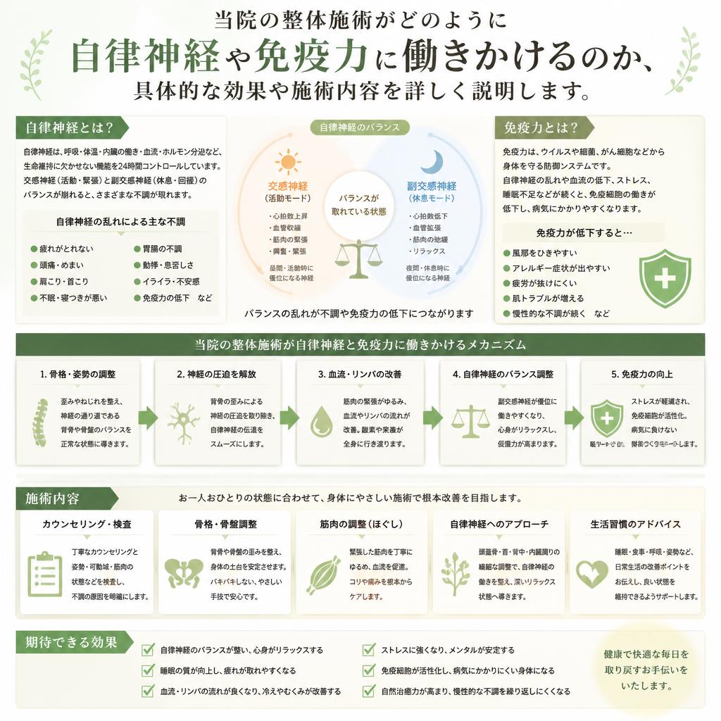 整体施術の効果