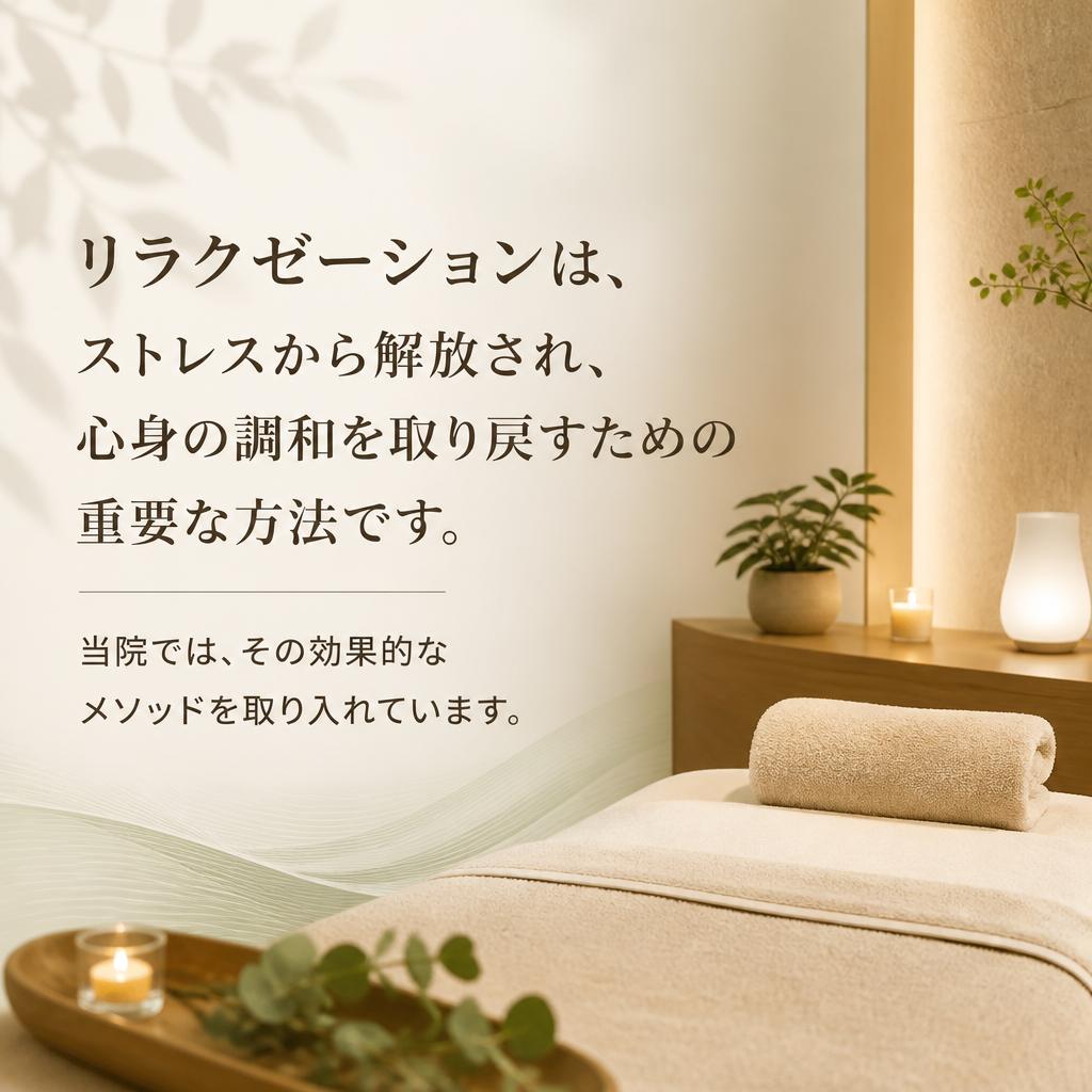 リラクゼーションの重要性