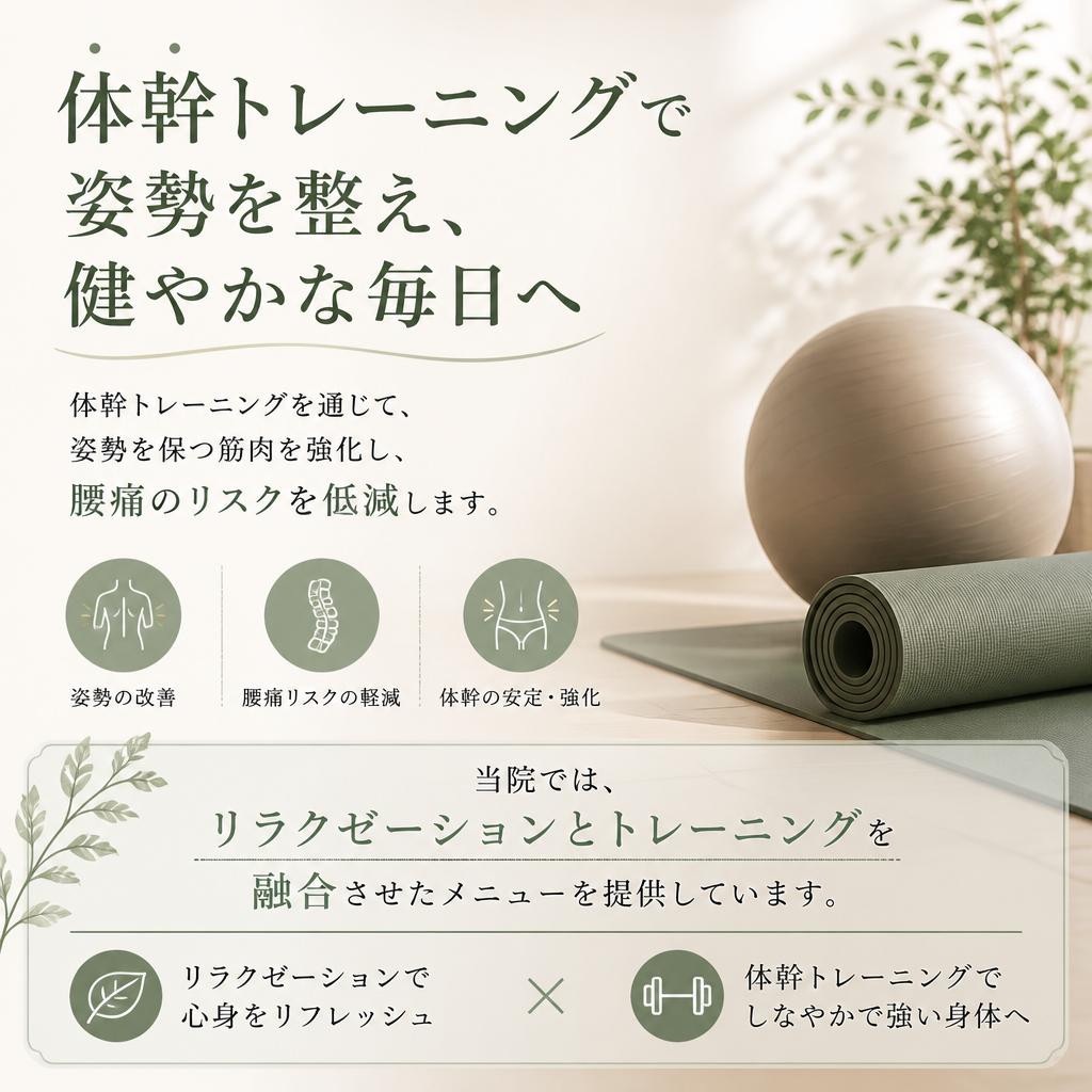 体幹トレーニングの効果