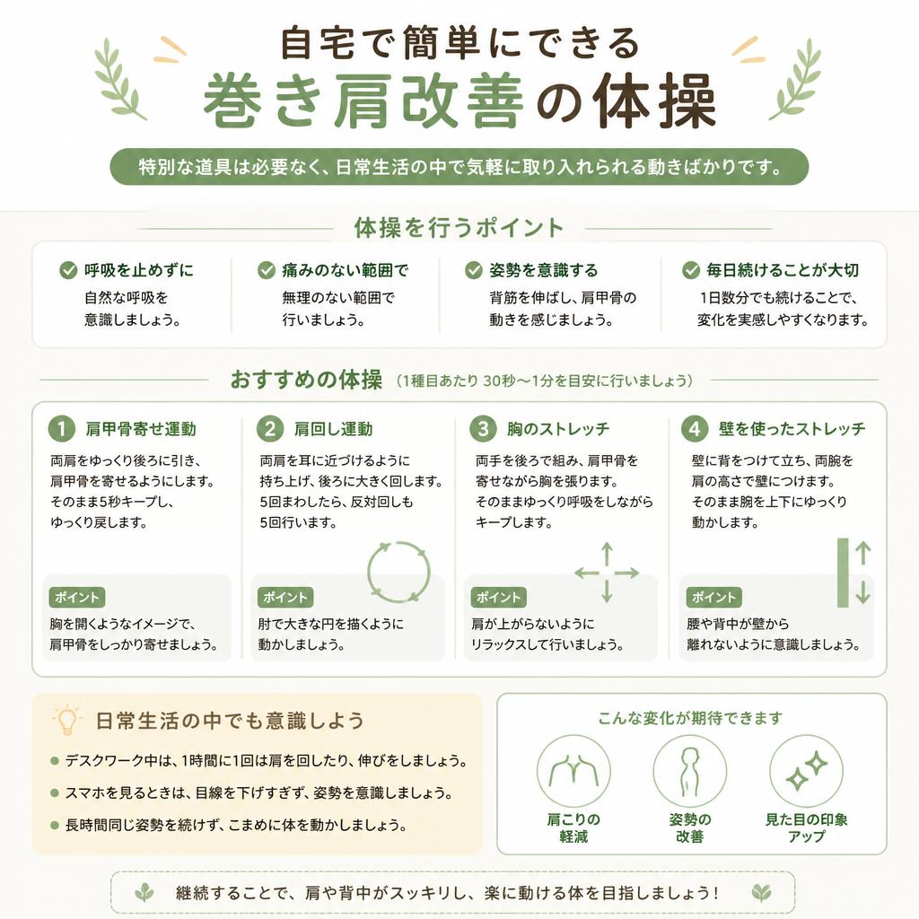 自宅でできる簡単体操