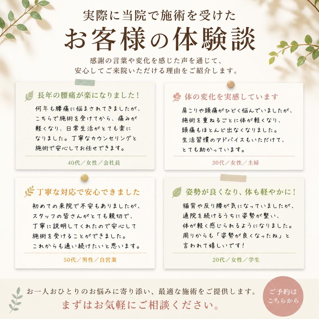 お客様の声
