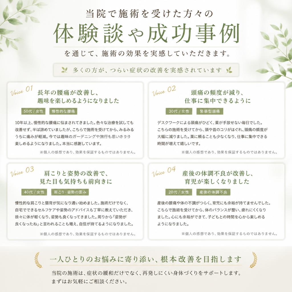 実績とお客様の声