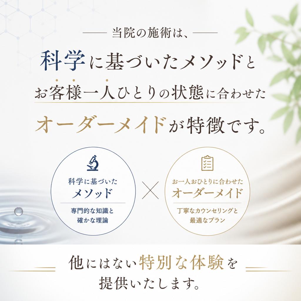施術の特徴とオリジナリティ
