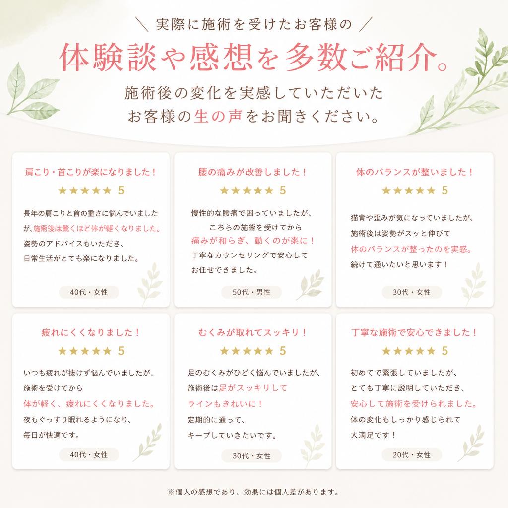 お客様の声