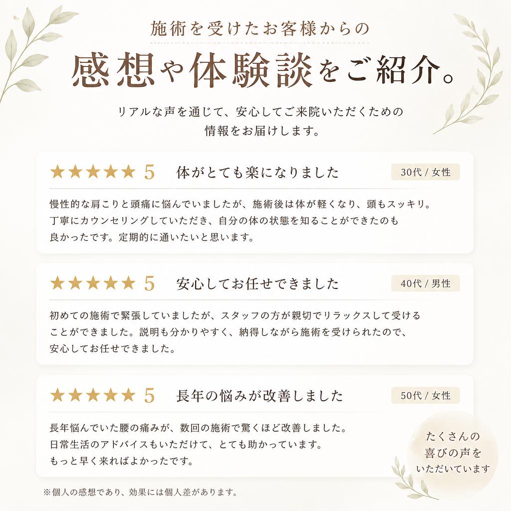 お客様の声