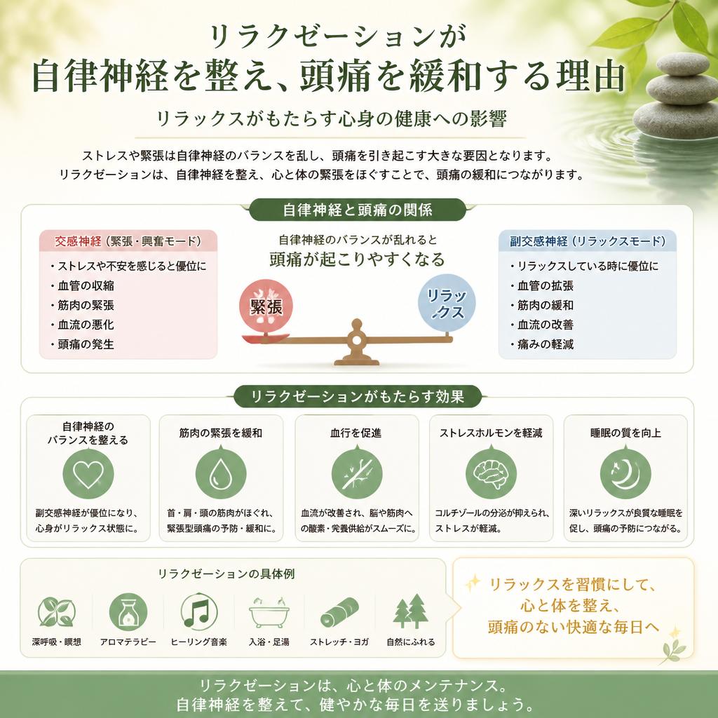 リラクゼーションがもたらす心身の安定