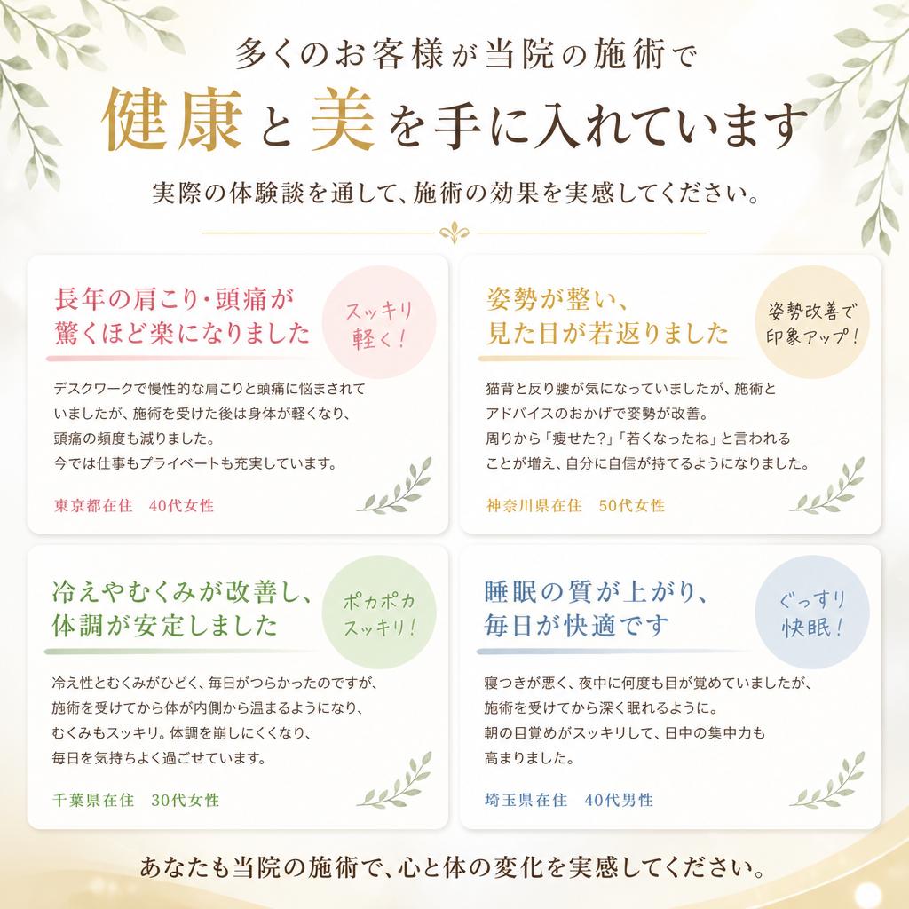 実績とお客様の声