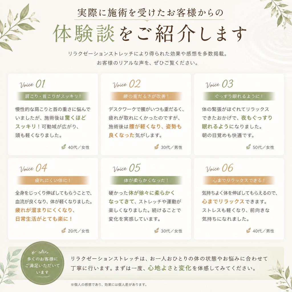 お客様の声