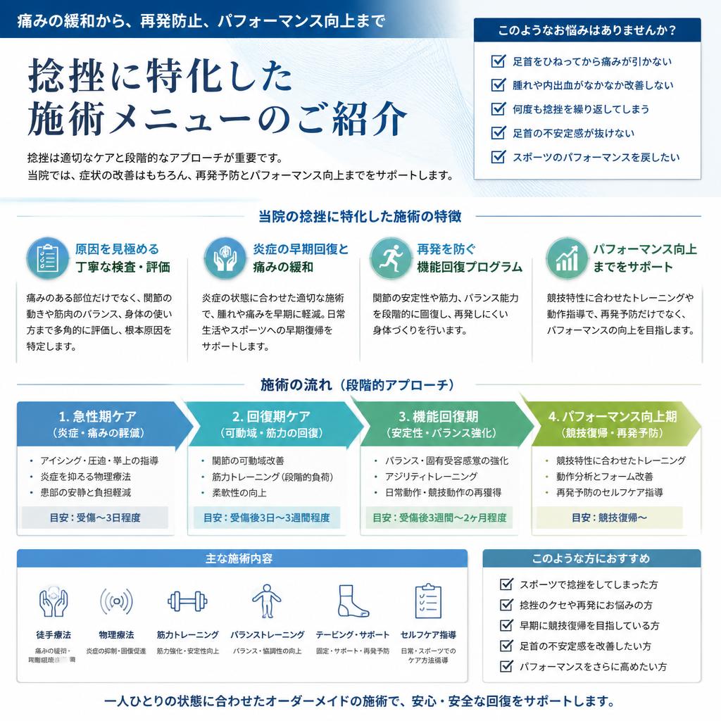当整体院の施術プログラム