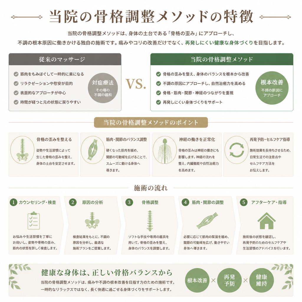 2. 骨格調整メソッドとは？