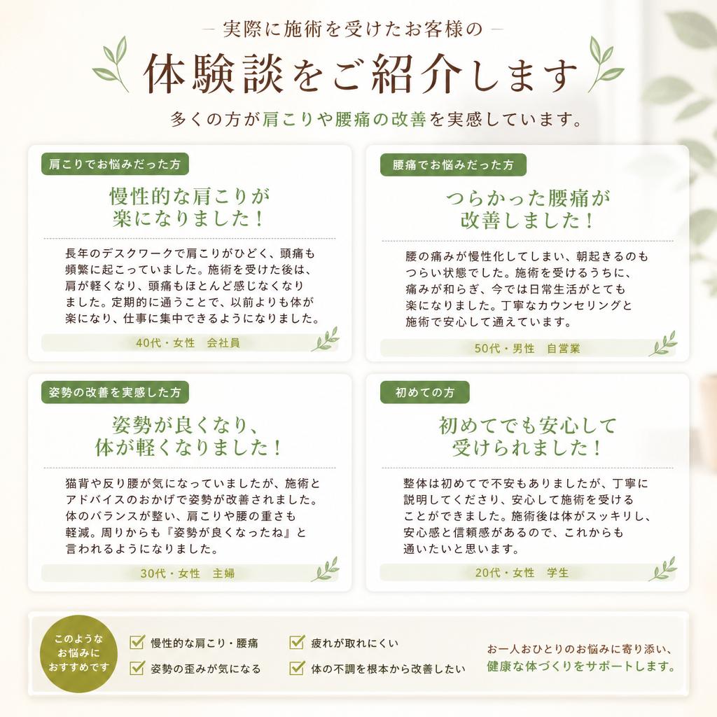 お客様の声