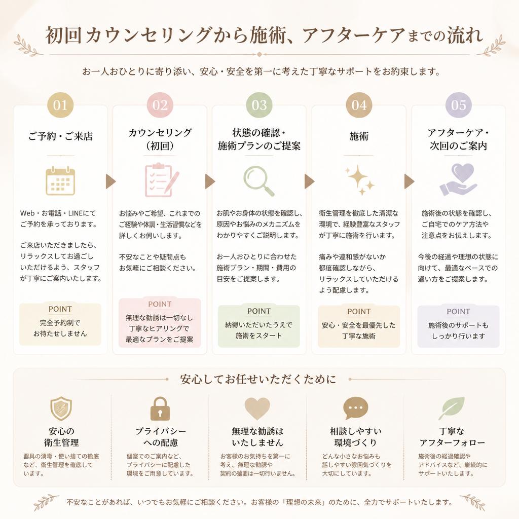 施術の流れ