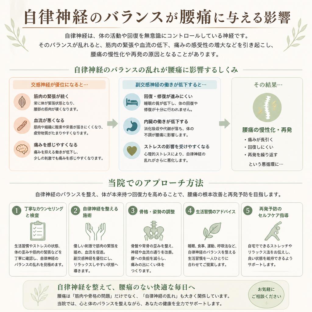 自律神経と腰痛の関係