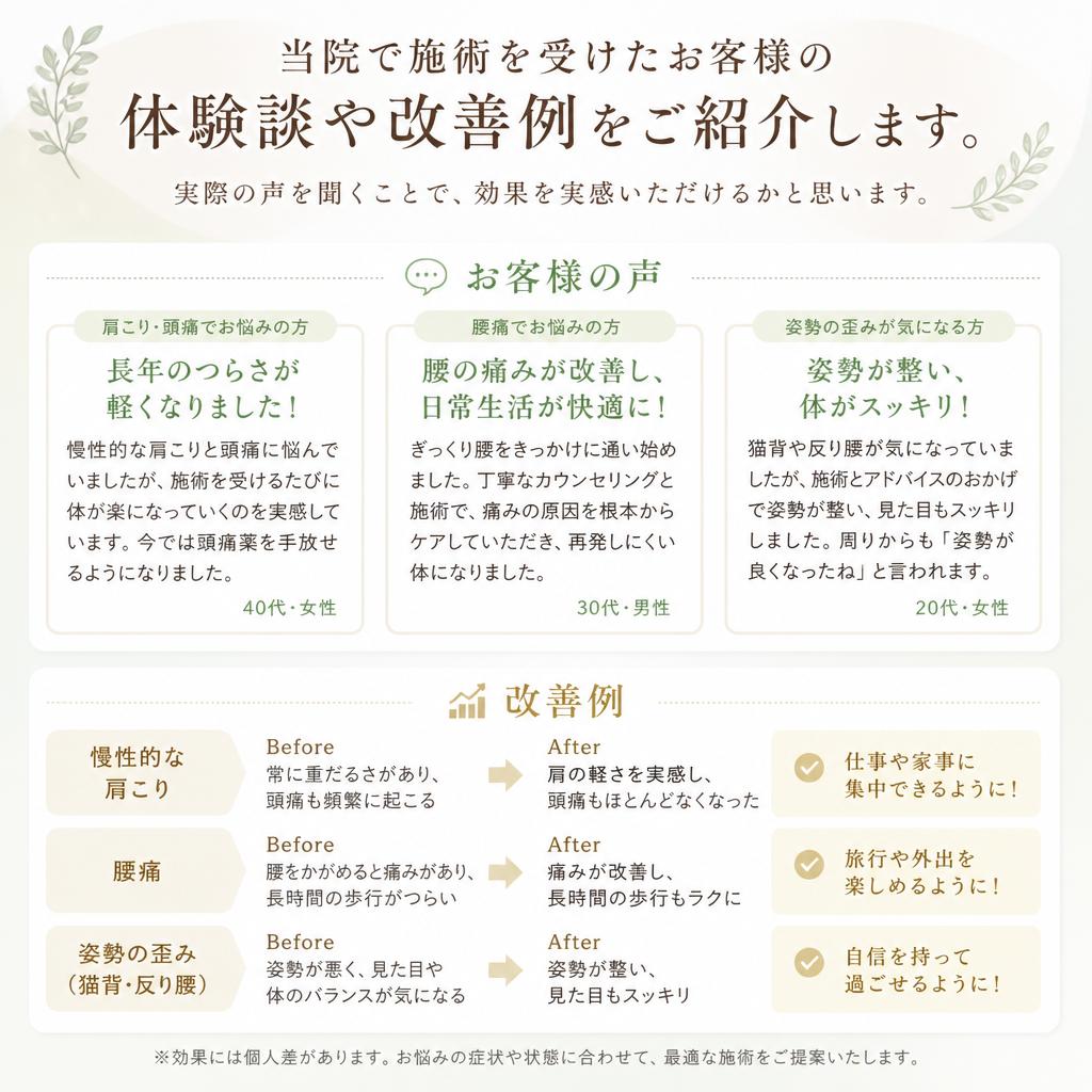 お客様の声