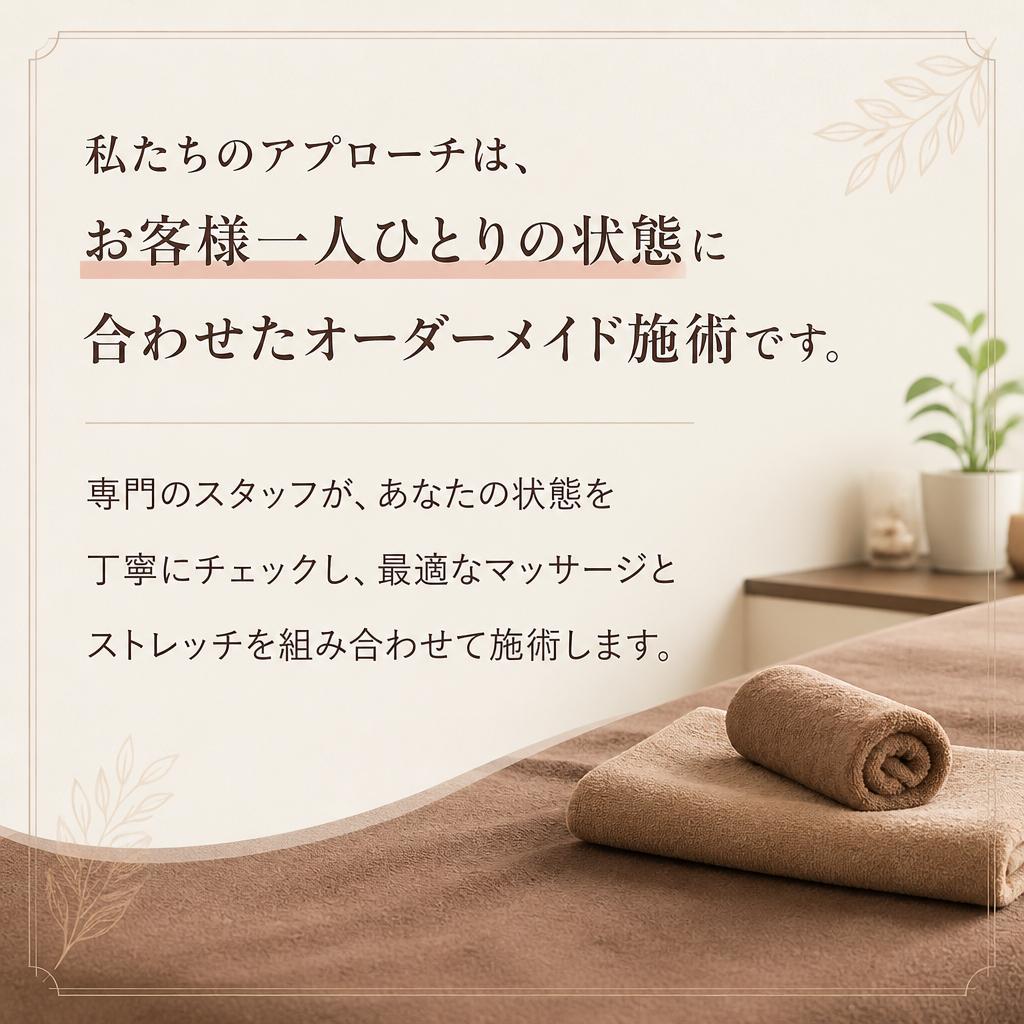 当院のオーダーメイド施術
