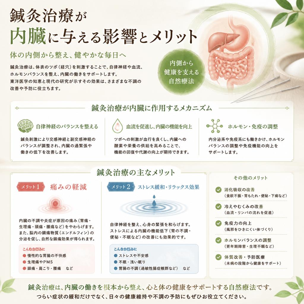 鍼灸治療のメリット