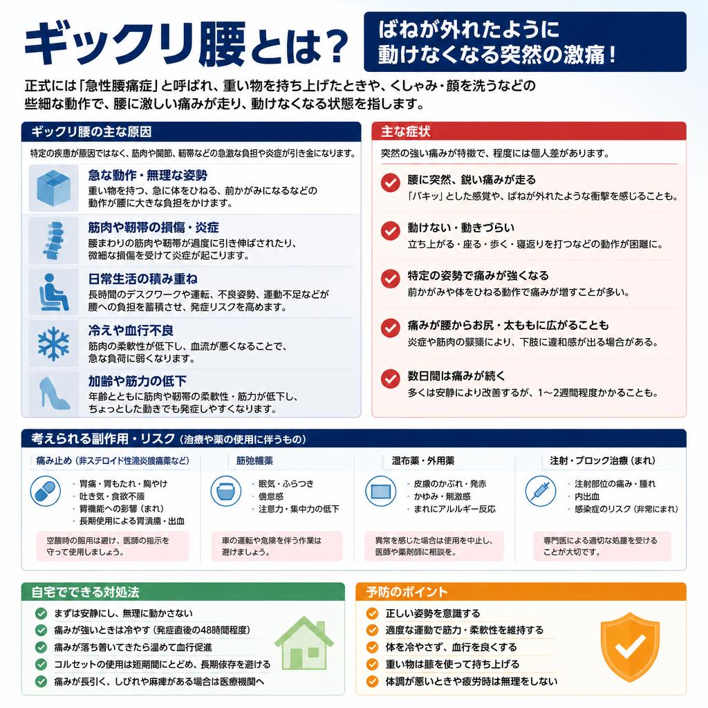 2. ギックリ腰とは？