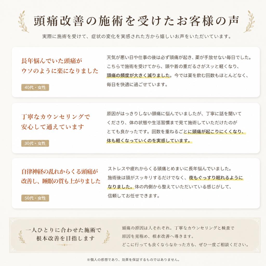 お客様の声