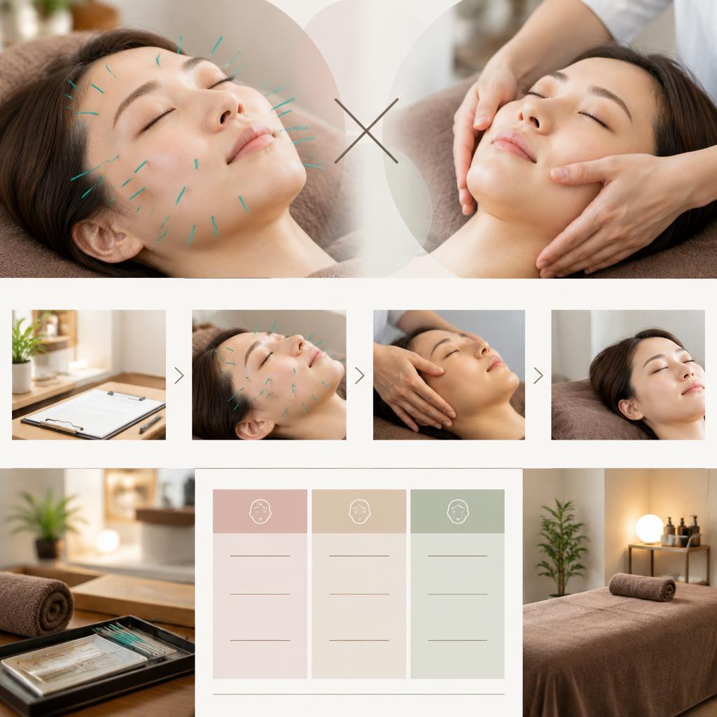 美容鍼＋小顔矯正で、あなたらしい艶肌ケアを