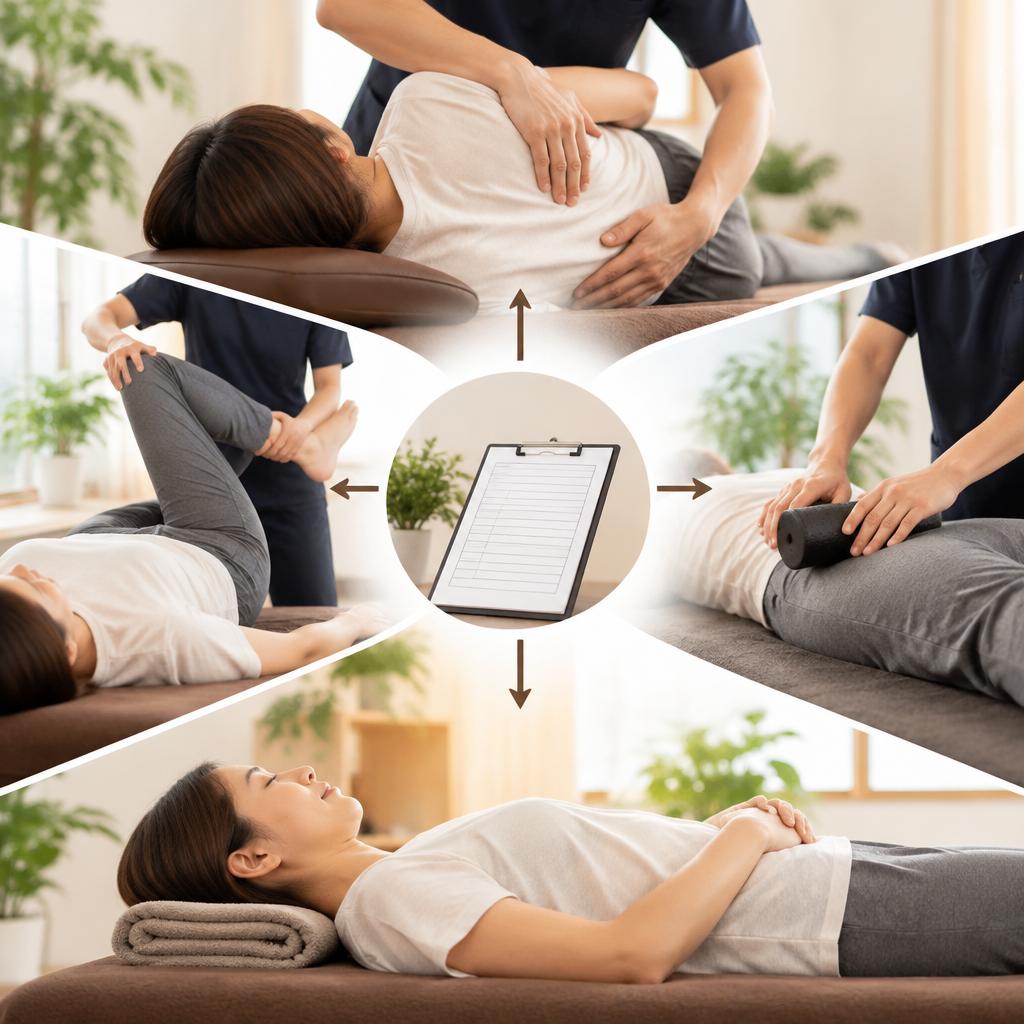 ストレッチや筋膜リリースも。腰まわりを多角的にケア